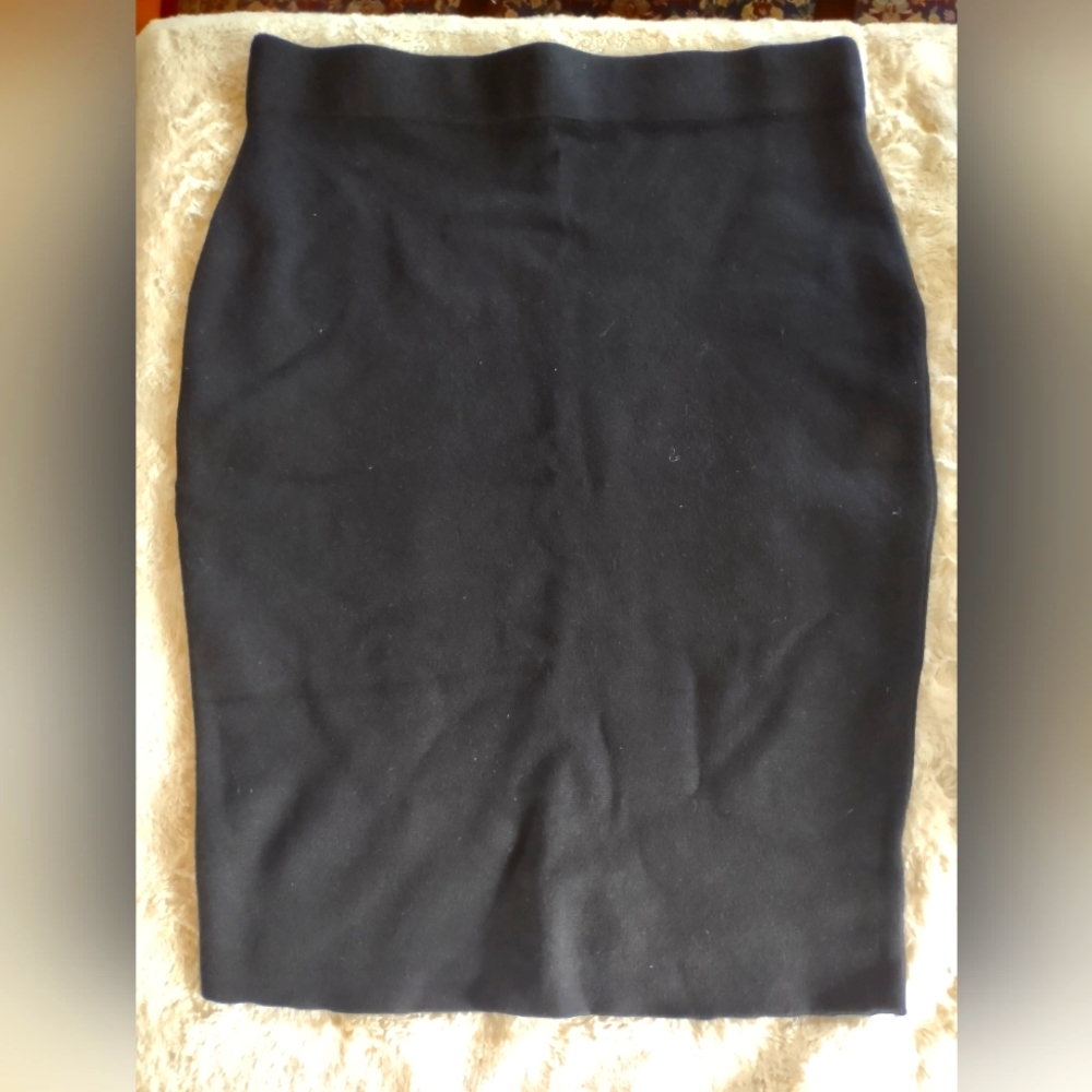 Black pencil skirt.